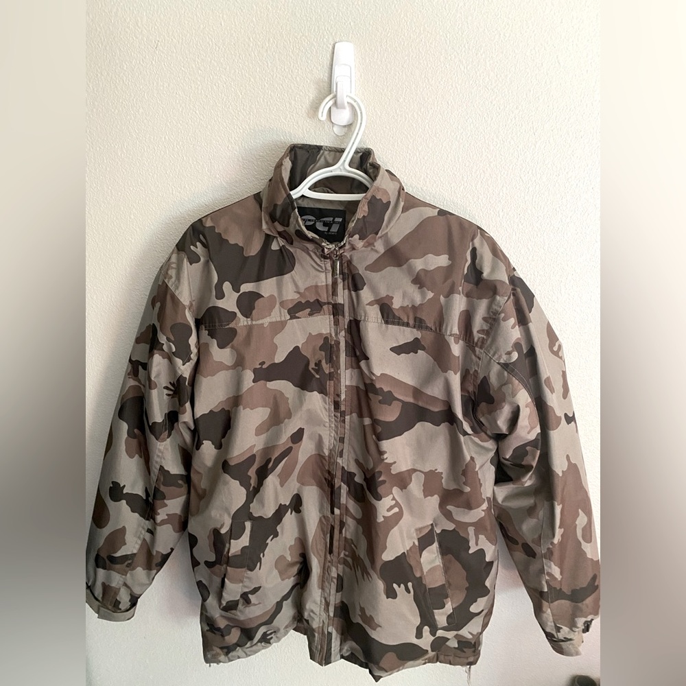 Puffy Camouflage Jacket